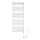 Aqualine - Badkamer elektrisch radiator DIRECT-E 800W/230V 168 cm wit Recht