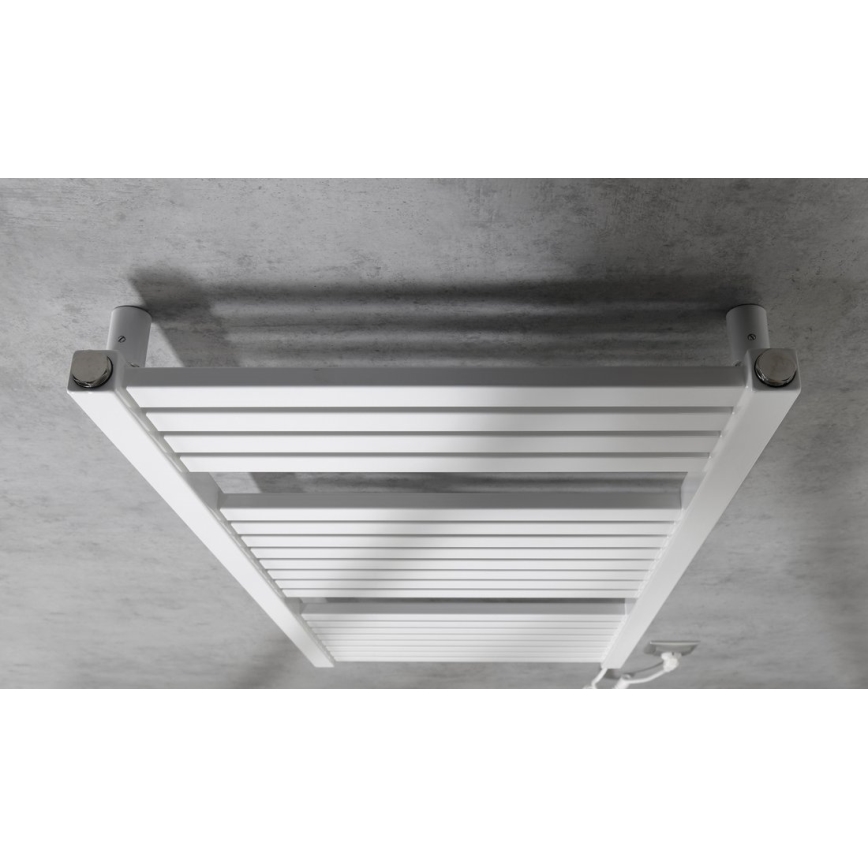 Aqualine - Badkamer elektrisch radiator TONDI-E 300W/230V 97 cm wit Recht