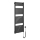 Aqualine - Badkamer elektrisch radiator TONDI-E 500W/230V 133 cm mat zwart Recht