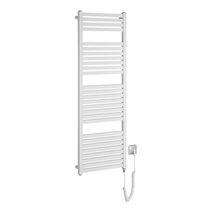 Aqualine - Badkamer elektrisch radiator TONDI-E 500W/230V 133 cm wit Recht