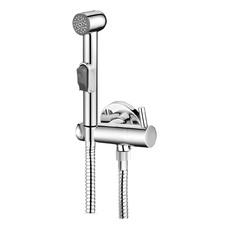 Aqualine - Bidet kraan met shower glanzend chroom