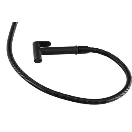 Aqualine - Bidetkraan met douche voor inbouwmontage mat zwart