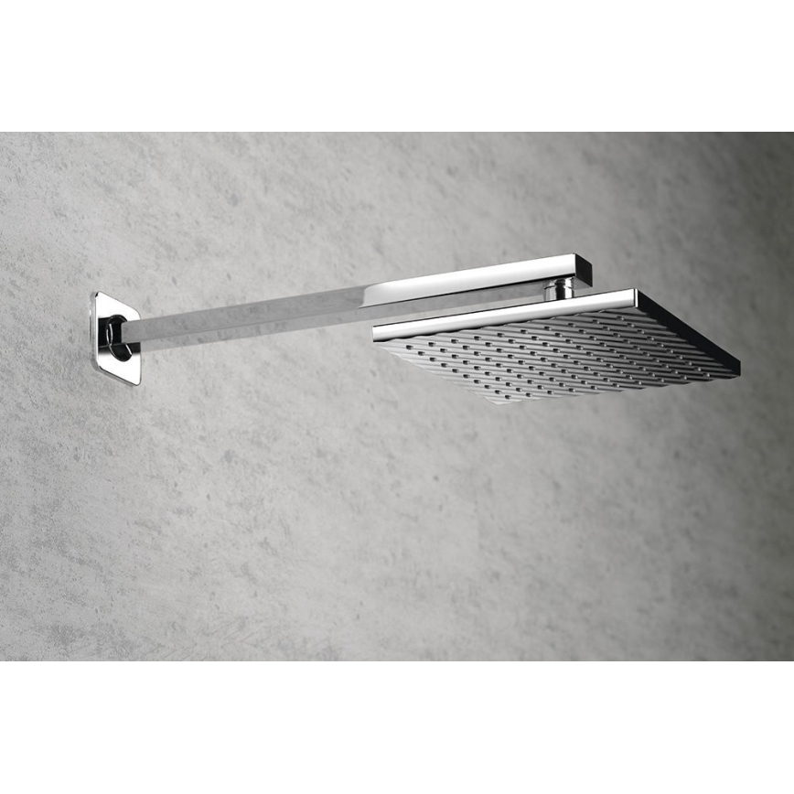 Aqualine - Douche arm hoekig 40,4 cm glanzend chroom
