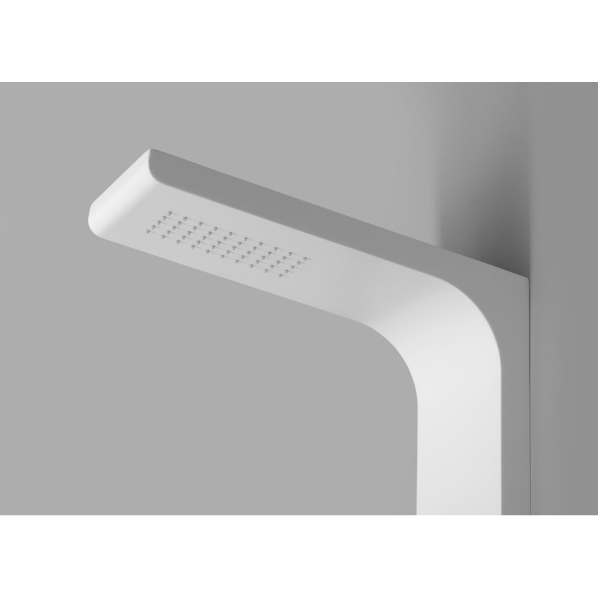 Aqualine - Douchepaneel YUKI mat wit