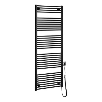 Aqualine - Elektrische badkamerradiator DIRECT-E 800W 168x60 cm mat zwart