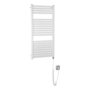 Aqualine - Elektrische badkamerradiator TONDI-E 300W/230V 97 cm wit recht
