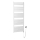 Aqualine - Elektrische badkamerradiator TONDI-E 800W 169x60 cm wit