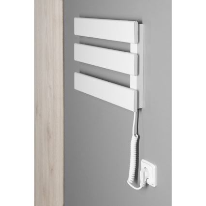 Aqualine - Elektrische handdoekdroger ELVIS 50W 46x34 cm wit