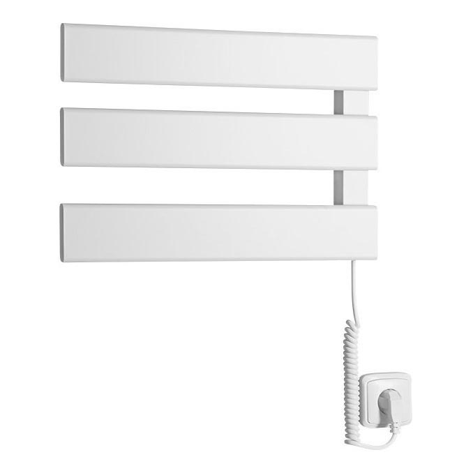 Aqualine - Elektrische handdoekhouder ELVIS 50W/230V 34,2 cm wit rechts
