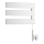 Aqualine - Elektrische handdoekhouder ELVIS 50W/230V 34,2 cm wit rechts