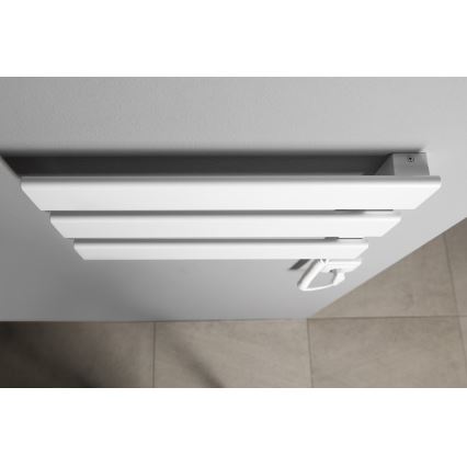 Aqualine - Elektrische handdoekhouder ELVIS 50W/230V 34,2 cm wit rechts