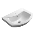 Aqualine - Inbouwwastafel ZERO 55x44 cm keramiek/wit