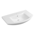 Aqualine - Inbouwwastafel ZERO 86x50 cm keramiek/wit