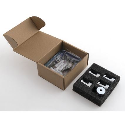 Aqualine - SET van 5x Wandhaak SAMBA glanzend chroom