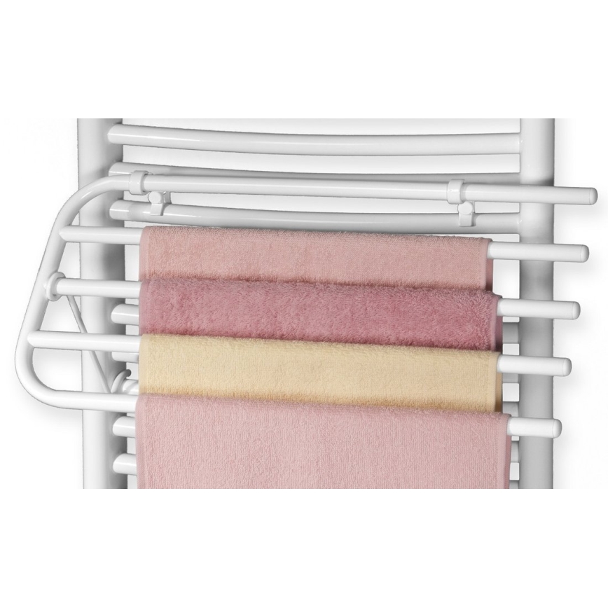 Aqualine - Towel rails voor heating element 60 cm wit