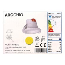Arcchio - LED Inbouwlamp ARIAN LED/12,5W/230V IP44