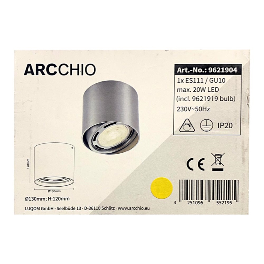 Arcchio - LED spot ROSALIE 1xGU10/ES111/11,5W/230V