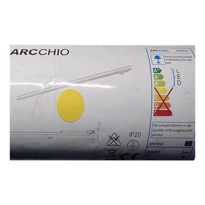 Arcchio - LED Verlichting voor railsysteem HARLOW LED/26W/230V