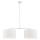 Argon 0900 - Hanglamp aan een paal KARIN 2xE27/15W/230V wit