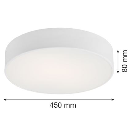 Argon 1188 - Plafondlamp DARLING 3xE27/15W/230V Ø 45 cm wit