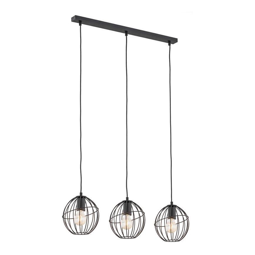 Argon 1401 - Hanglamp aan een koord BORNEO 3xE27/15W/230V