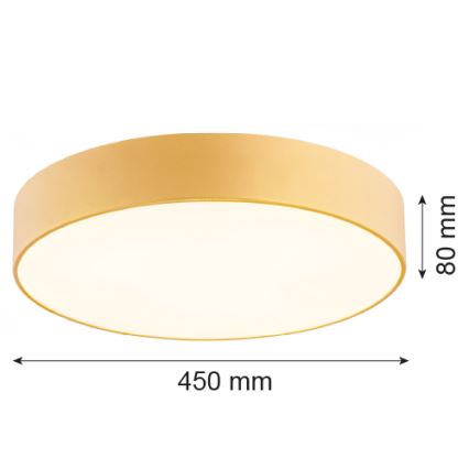 Argon 1458 - Plafondverlichting DARLING 3xE27/15W/230V gouden
