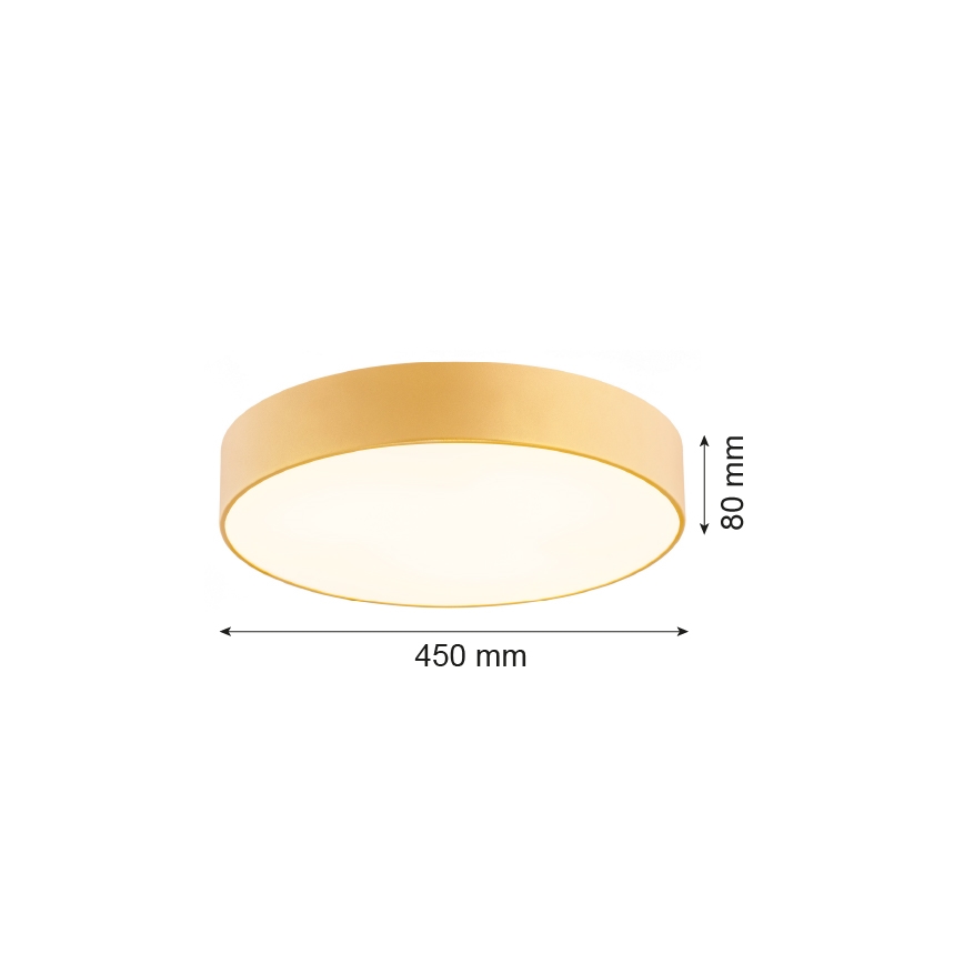 Argon 1458 - Plafondverlichting DARLING 3xE27/15W/230V gouden