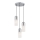 Argon 1465 - Hanglamp aan een koord BURGOS 3xE27/15W/230V glanzend chroom