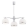 Argon 1487 - Hanglamp aan een paal MARBELLA 3xE27/15W/230V glanzend chroom