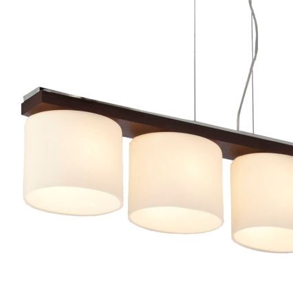 Argon 1550 - Hanglamp CARLO 4xE27/60W/230V bruin