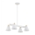 Argon 1773 - Hanglamp aan een paal AVALONE 4xE27/15W/230V wit/goud