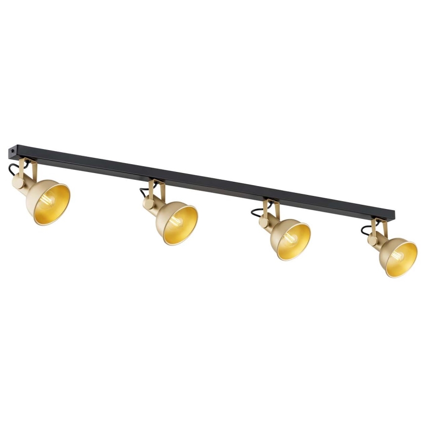 Argon 1801 - Spot LENORA 4xE14/7W/230V goud/zwart