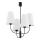 Argon 1822 - Hanglamp SAFIANO 4xE27/15W/230V zwart