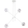 Argon 1841 - Hanglamp met vaste pendel ABSOS 4xE14/7W/230V albast wit