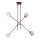 Argon 1842 - Hanglamp met vaste pendel ABSOS 4xE14/7W/230V albast bruin