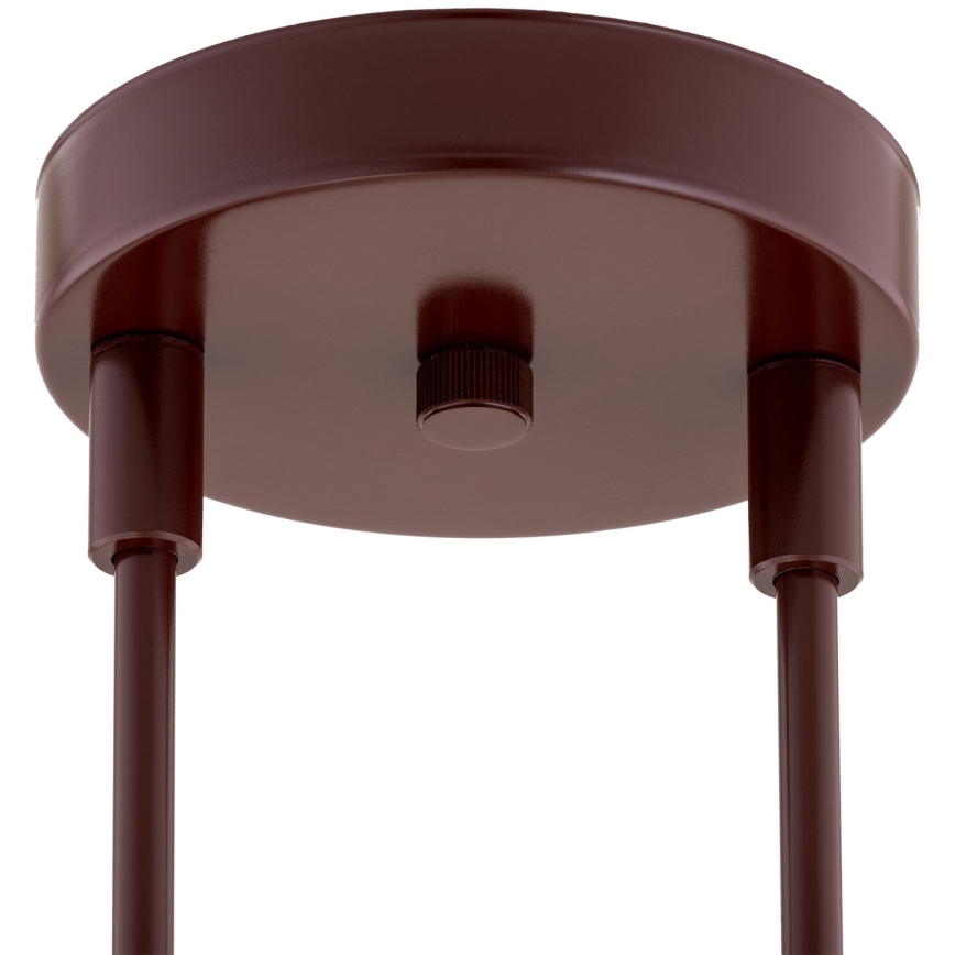 Argon 1842 - Hanglamp met vaste pendel ABSOS 4xE14/7W/230V albast bruin