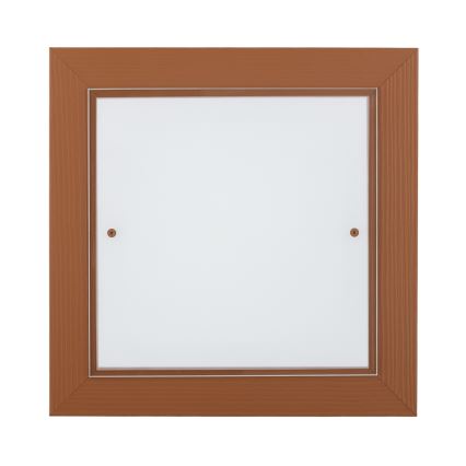 Argon 1872 - Plafondlamp TABOR 4xE27/15W/230V 52x52 cm terracotta