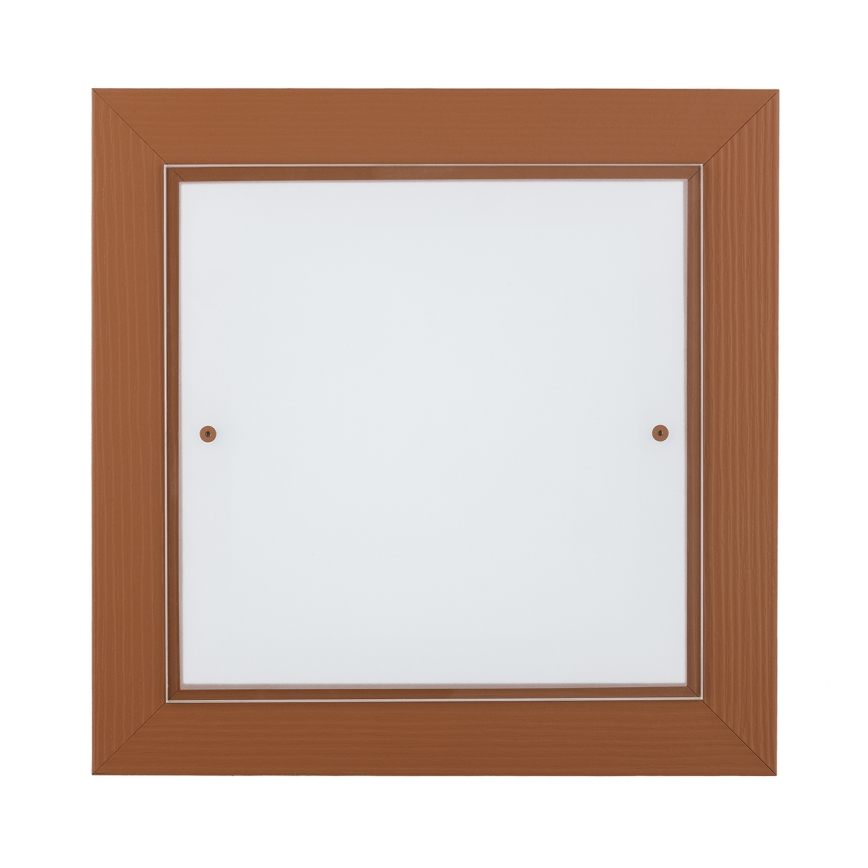 Argon 1872 - Plafondlamp TABOR 4xE27/15W/230V 52x52 cm terracotta