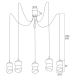 Argon 2073 - LED Hanglamp aan koord GARDA 5xLED/5W/230V