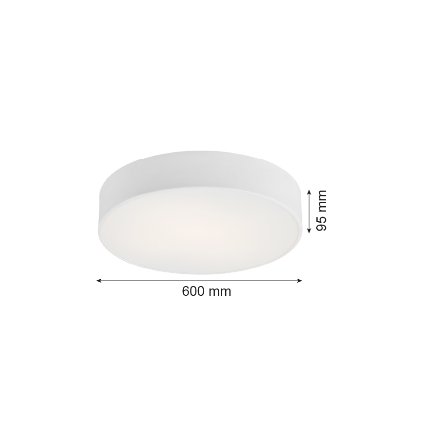 Argon 2082 - Plafonnière DARLING 5xE27/15W/230V wit