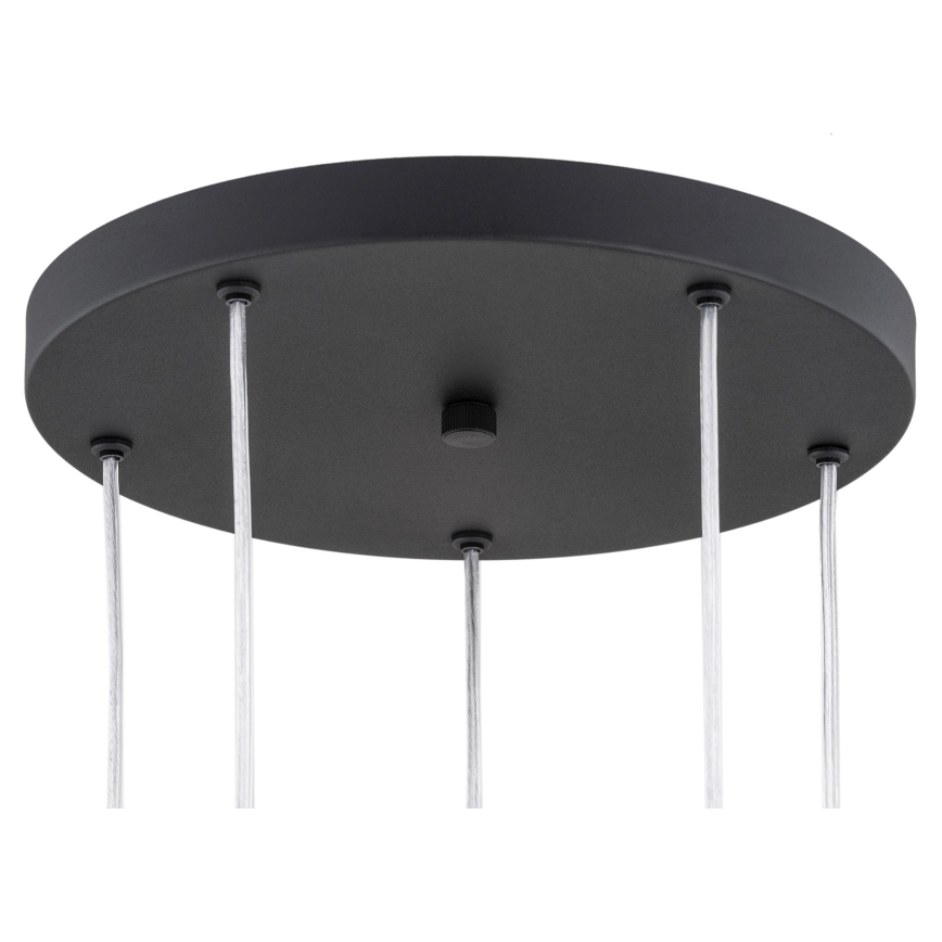 Argon 2103 - Hanglamp aan koord HOLLYWOOD 5xE14/7W/230V zwart