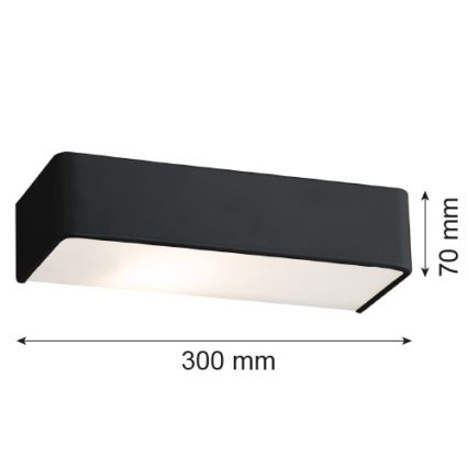 Argon 3075 - Wandlamp RODAN 1xE27/15W/230V