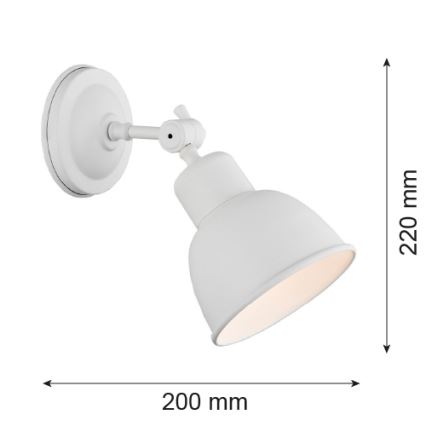 Argon 3182 - Wandlamp EUFRAT 1xE27/60W/230V