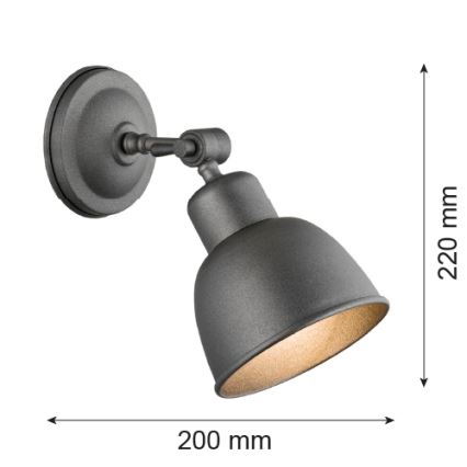 Argon 3183 - Wandlamp EUFRAT 1xE27/60W/230V