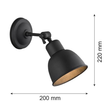 Argon 3185 - Wandlamp EUFRAT 1xE27/60W/230V