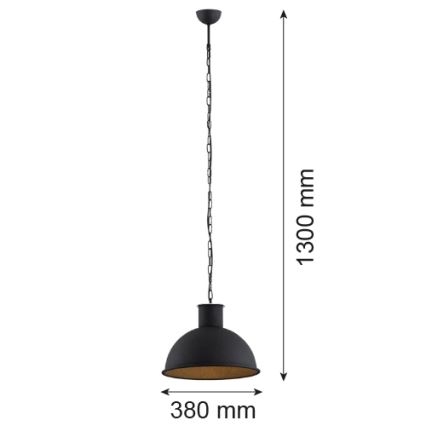 Argon 3191 - Hanglamp EUFRAT 1xE27/60W/230V