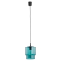 Argon 3271 - Hanglamp aan een koord NEWA 1xE27/15W/230V turquoise