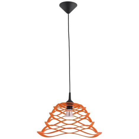 Argon 3306 - Hanglamp aan een koord FRAPPE 1xE27/15W/230V oranje