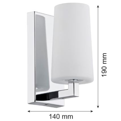 Argon 3358 - Wandlamp CAMELOT 1xE27/15W/230V glanzend chroom