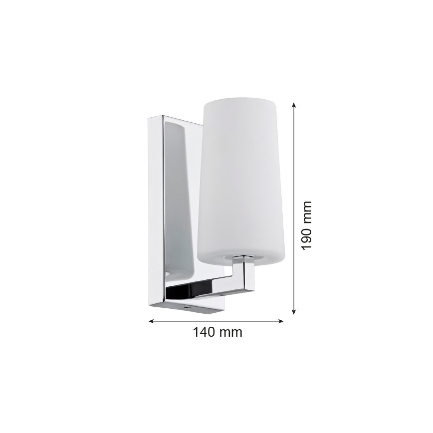 Argon 3358 - Wandlamp CAMELOT 1xE27/15W/230V glanzend chroom
